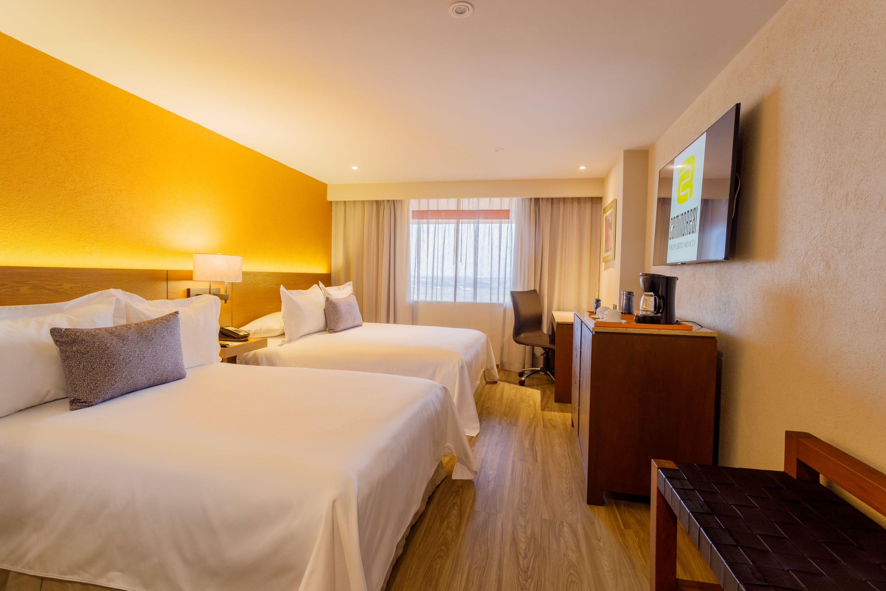 Hotel Camino Real Aeropuerto Città del Messico Esterno foto A room at the hotel